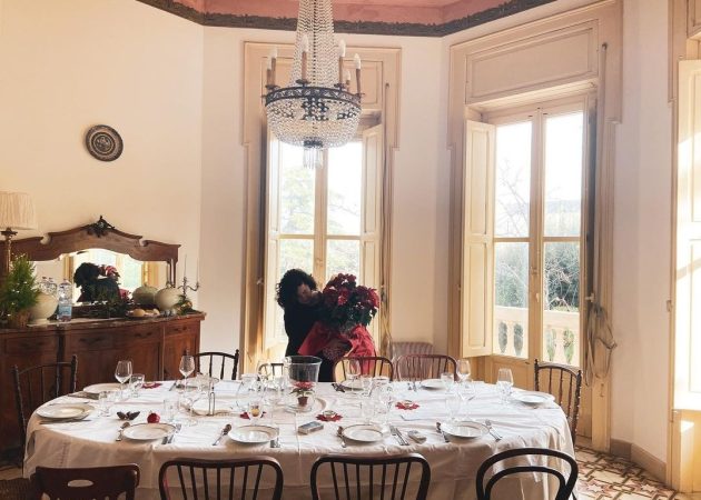 Typical lunch or dinner in Villa Rosa