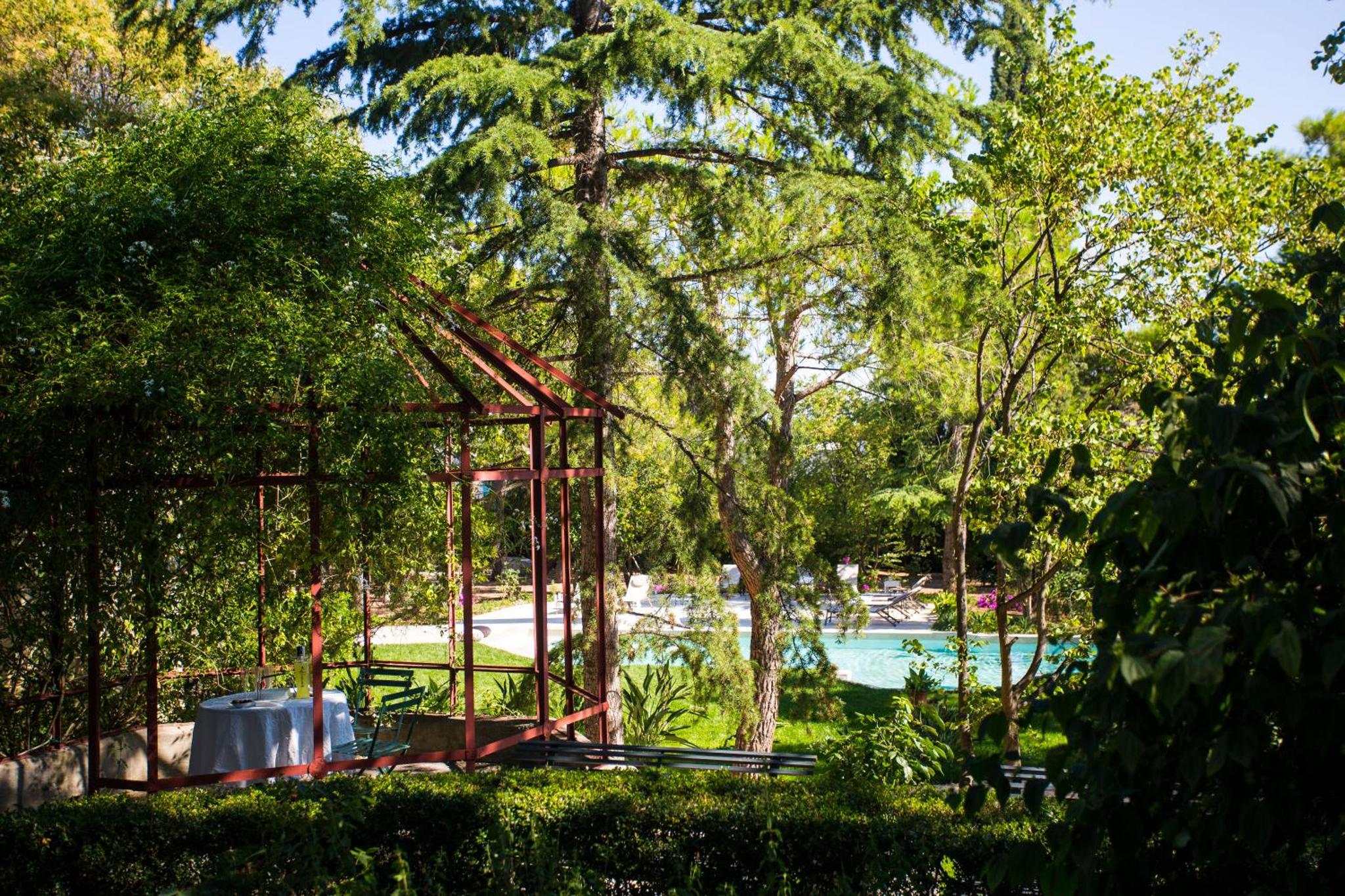The villa grounds