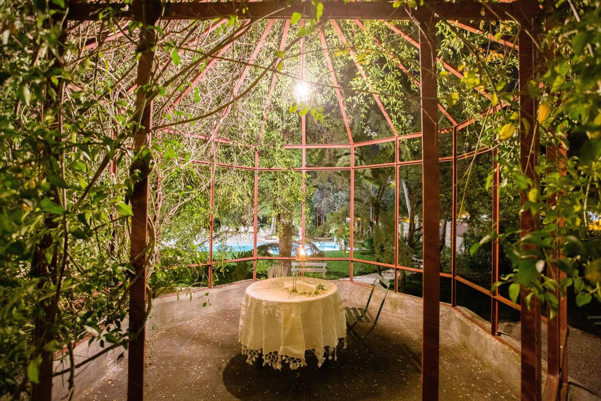 Villa Rosa — the pergola